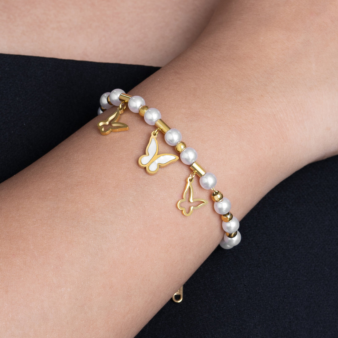 Artklim Golden Butterfly Bracelet