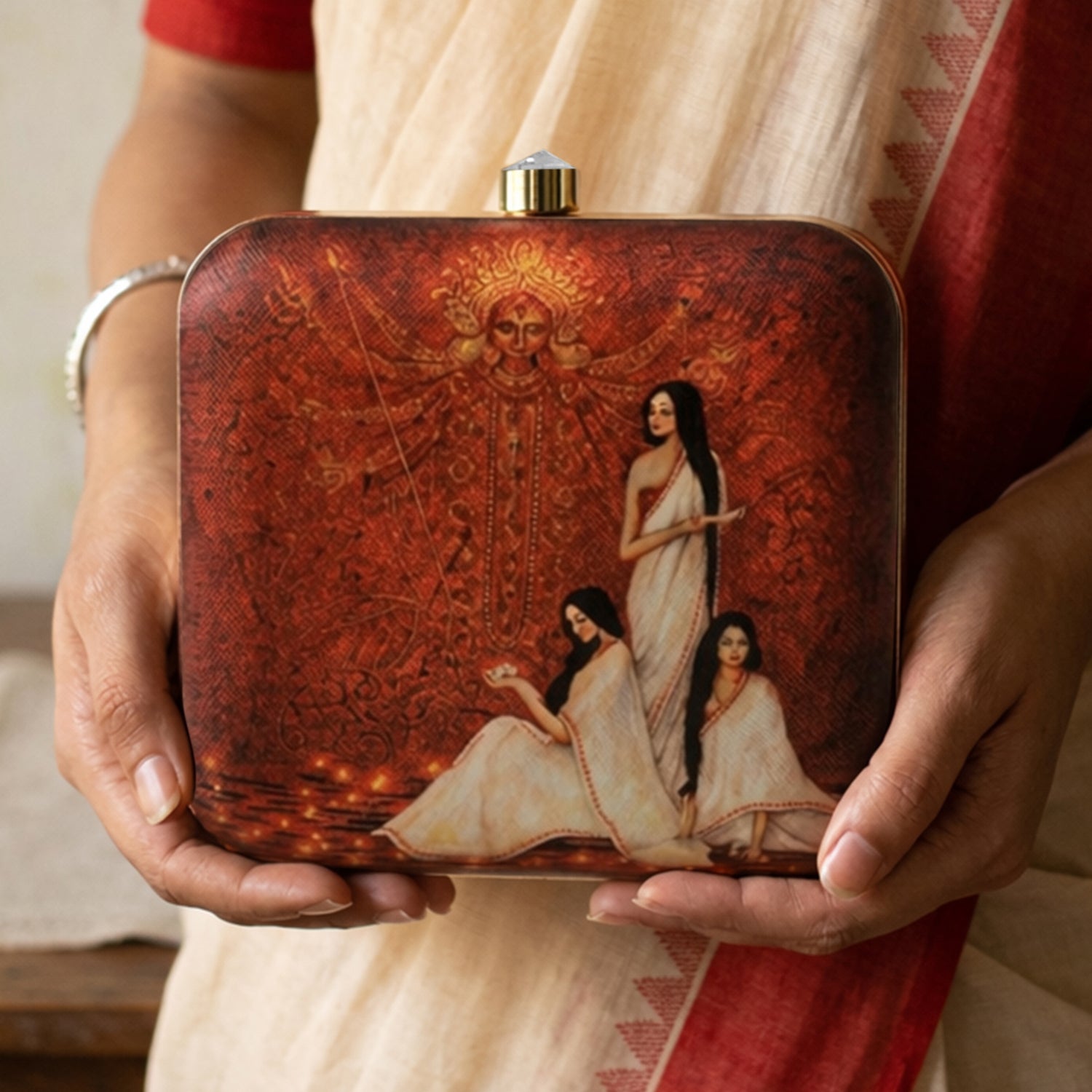 artklim Divine Feminine Radiance Clutch printed