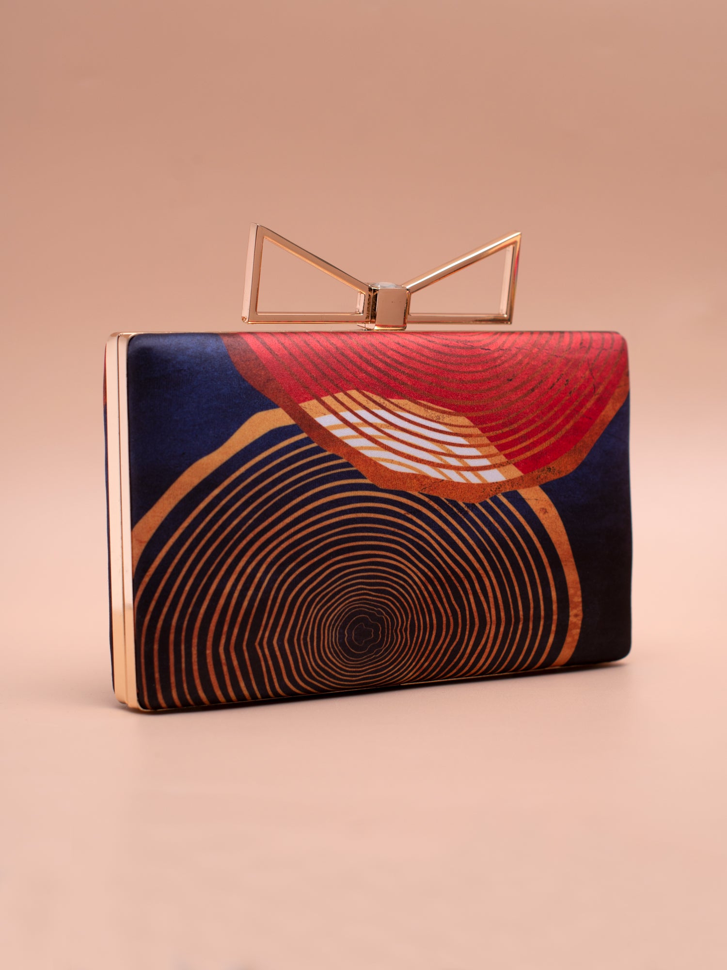 Artklim Mystic Spirals Printed Clutch