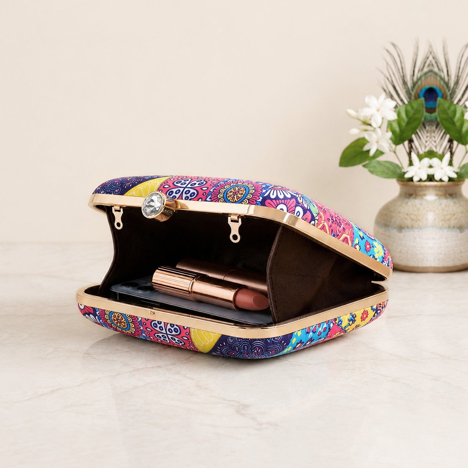 Artklim Multipattern Mandala Clutch