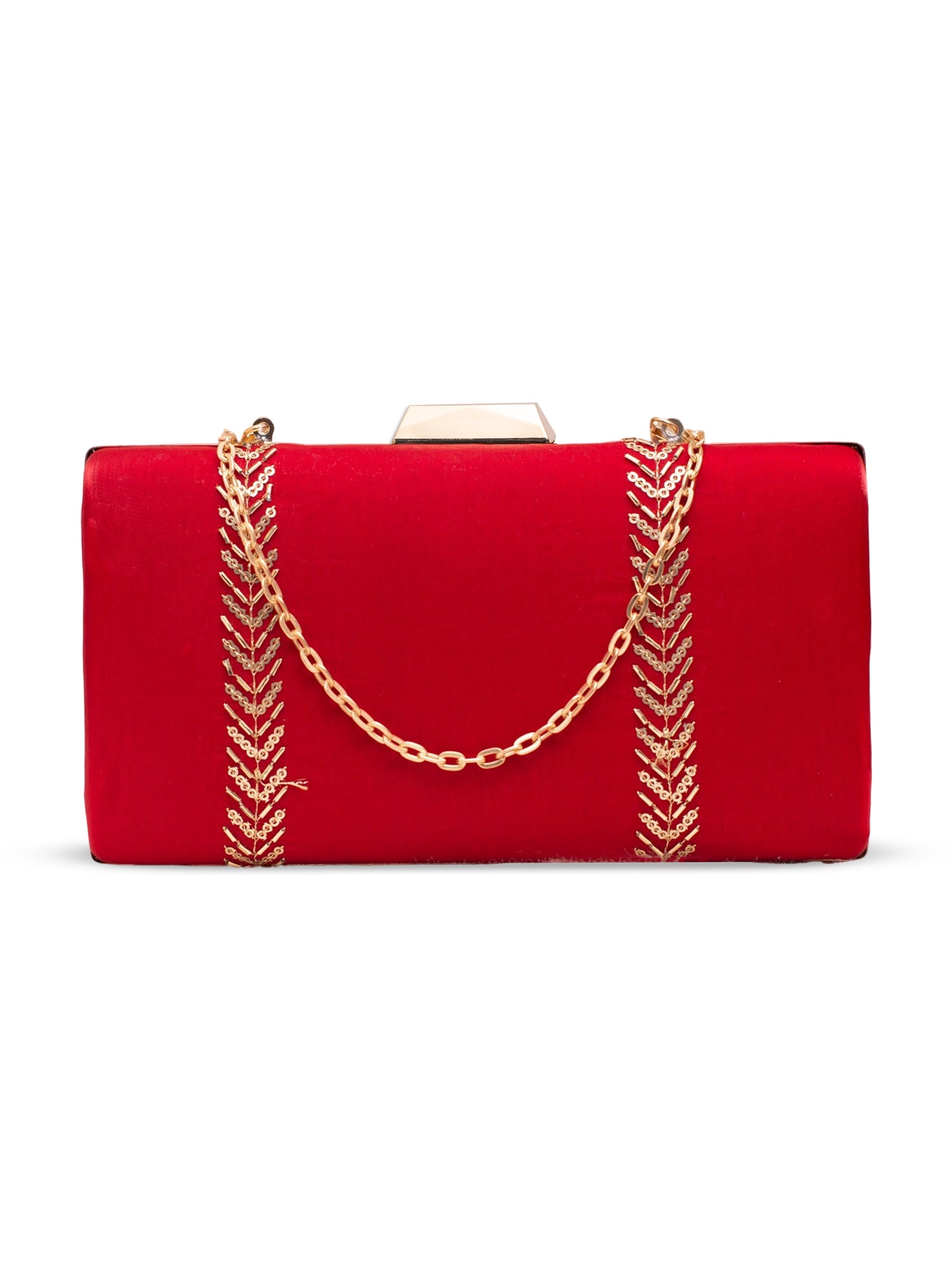 Artklim Red Diva Luxe Box Clutch