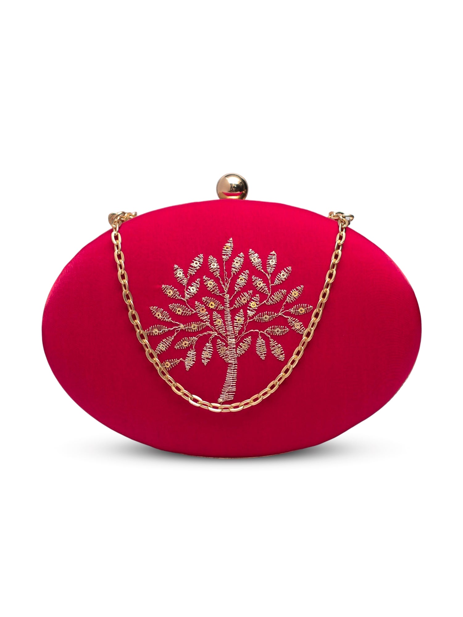 Artklim Crimson Blossom Tree Clutch