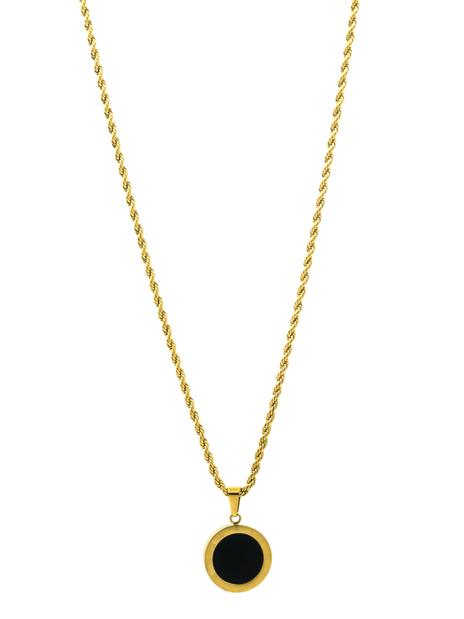 Arklim Roman Night Disc Anti Tarnish Pendant