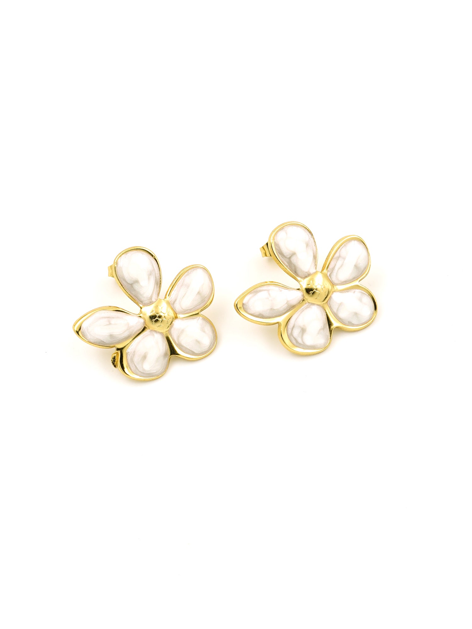 Artklim Floral Glow Studs Anti-Tarnish Earrings