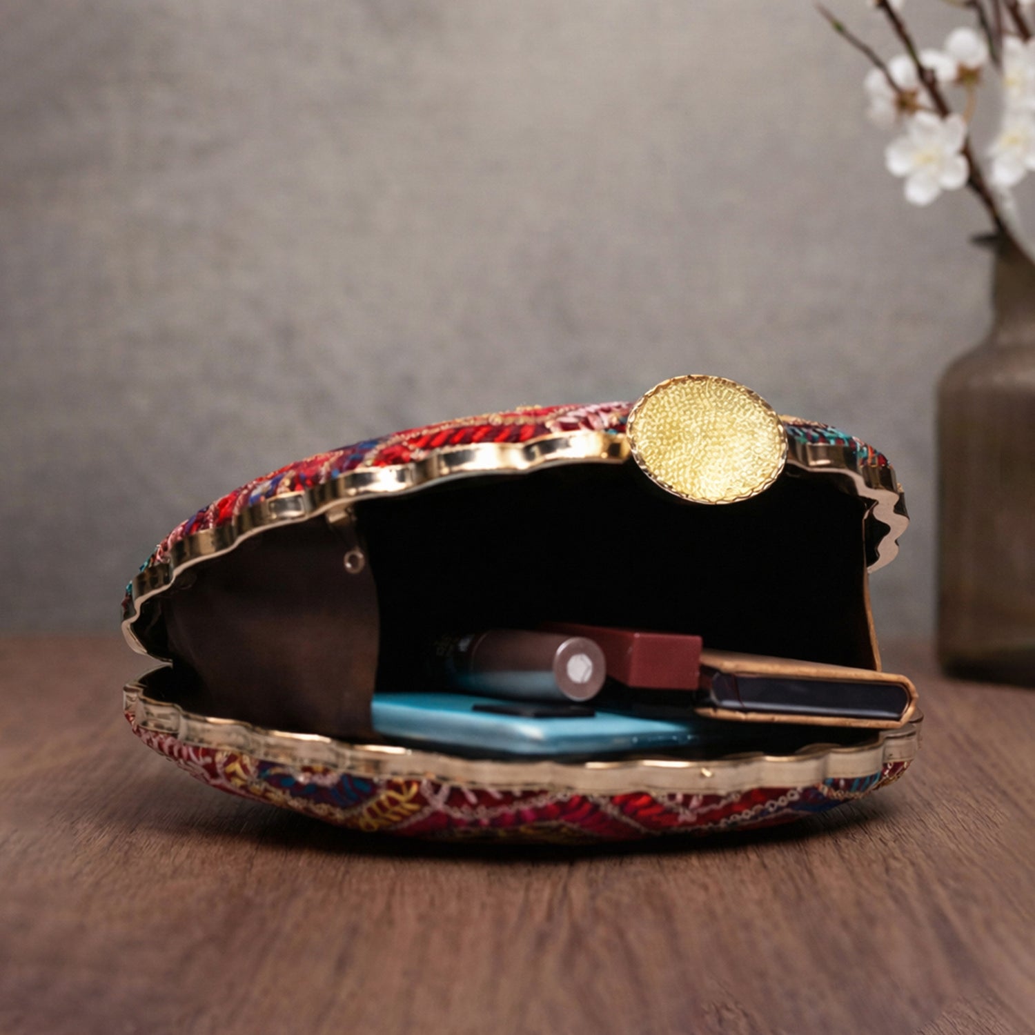 Artklim Geometric Glam Clutch