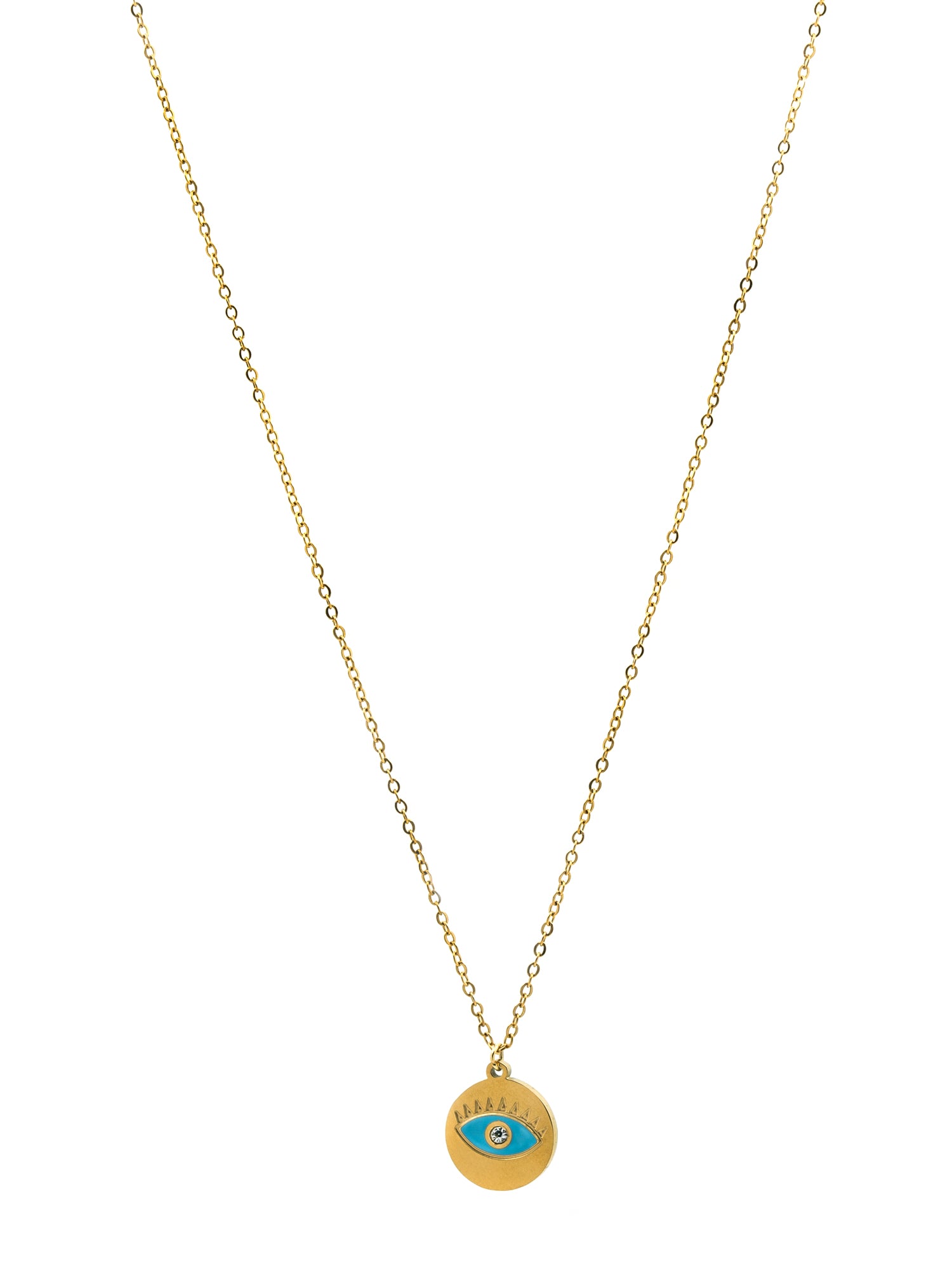 Arklim Evil Eye Lucky Charm Anti Tarnish Pendant