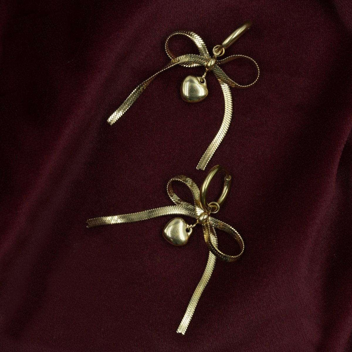 Artklim Korean Style Bow Earrings