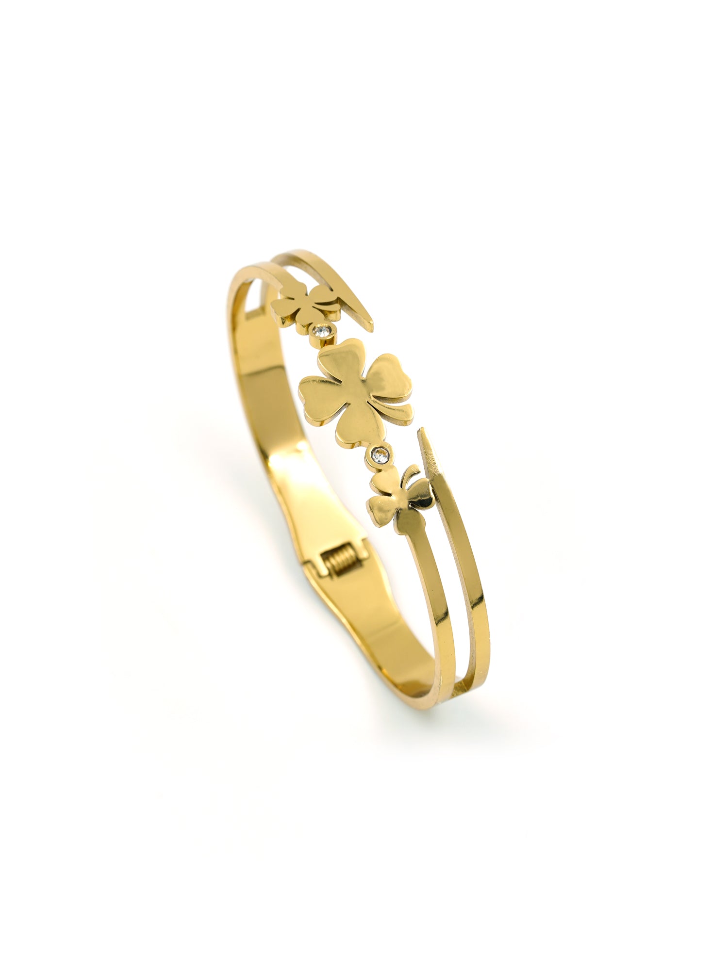 Artklim Golden Clover Charm bracelet