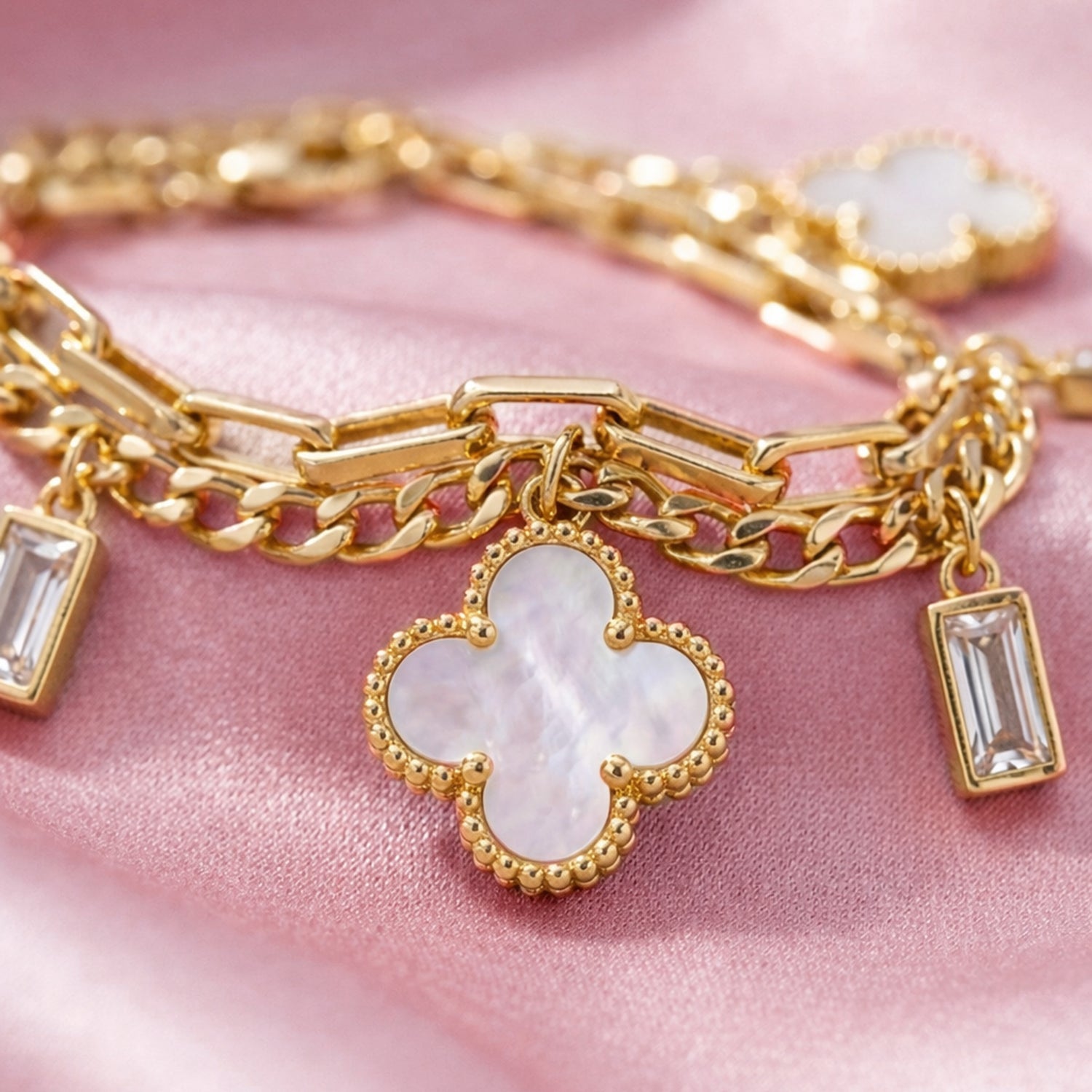 Artklim Chic Gold Chain Anti-Tarnish Bracelet