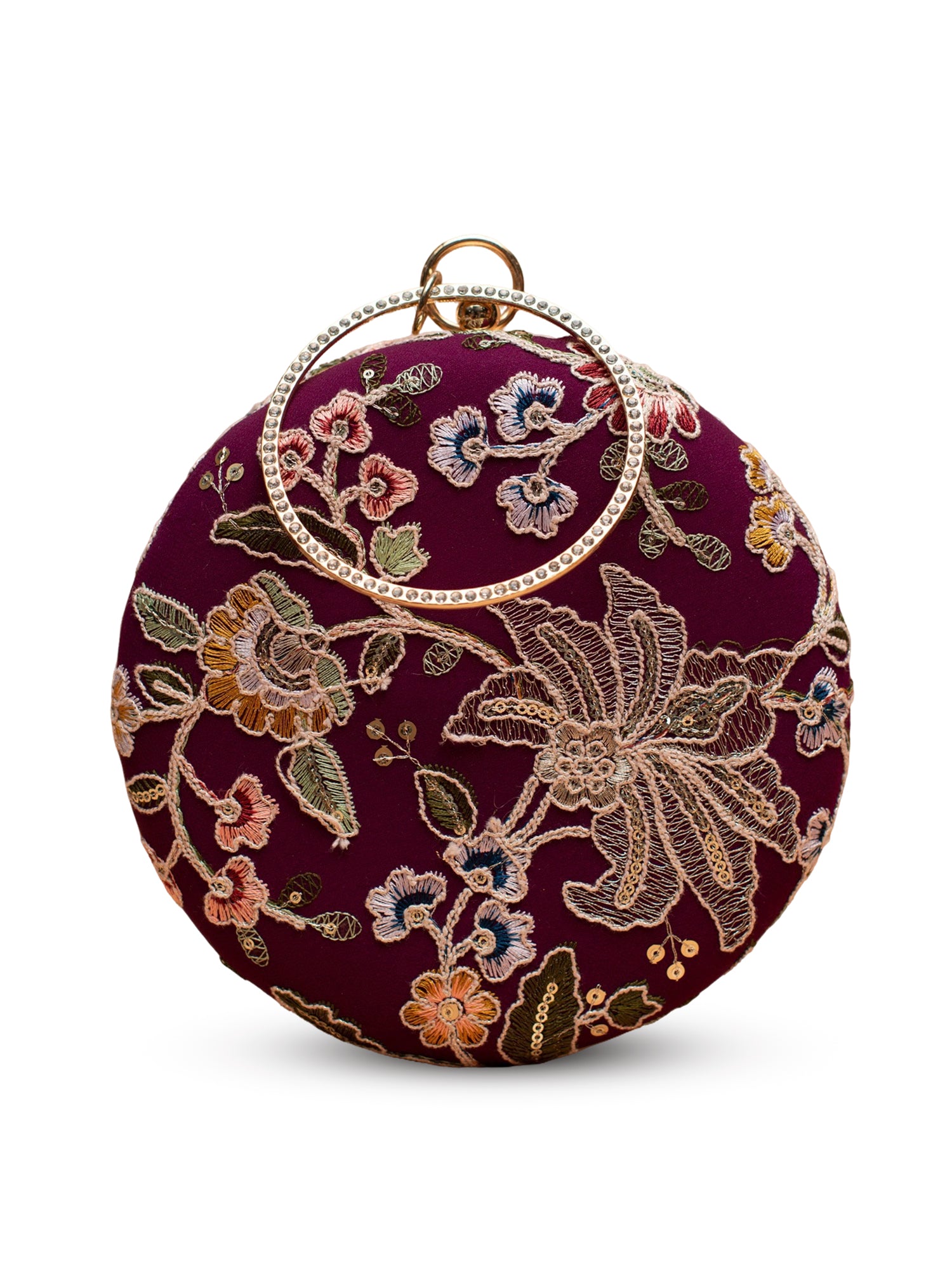 Artklim Royal Orchid Round Clutch