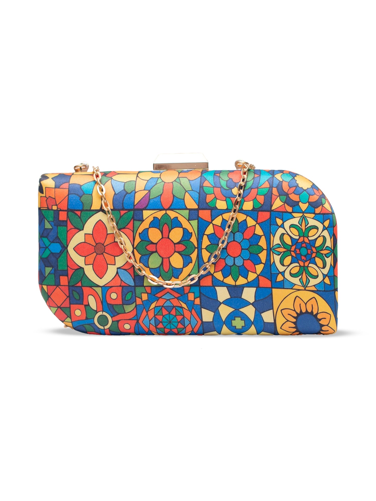 Artklim Mosaic Majesty Printed Clutch