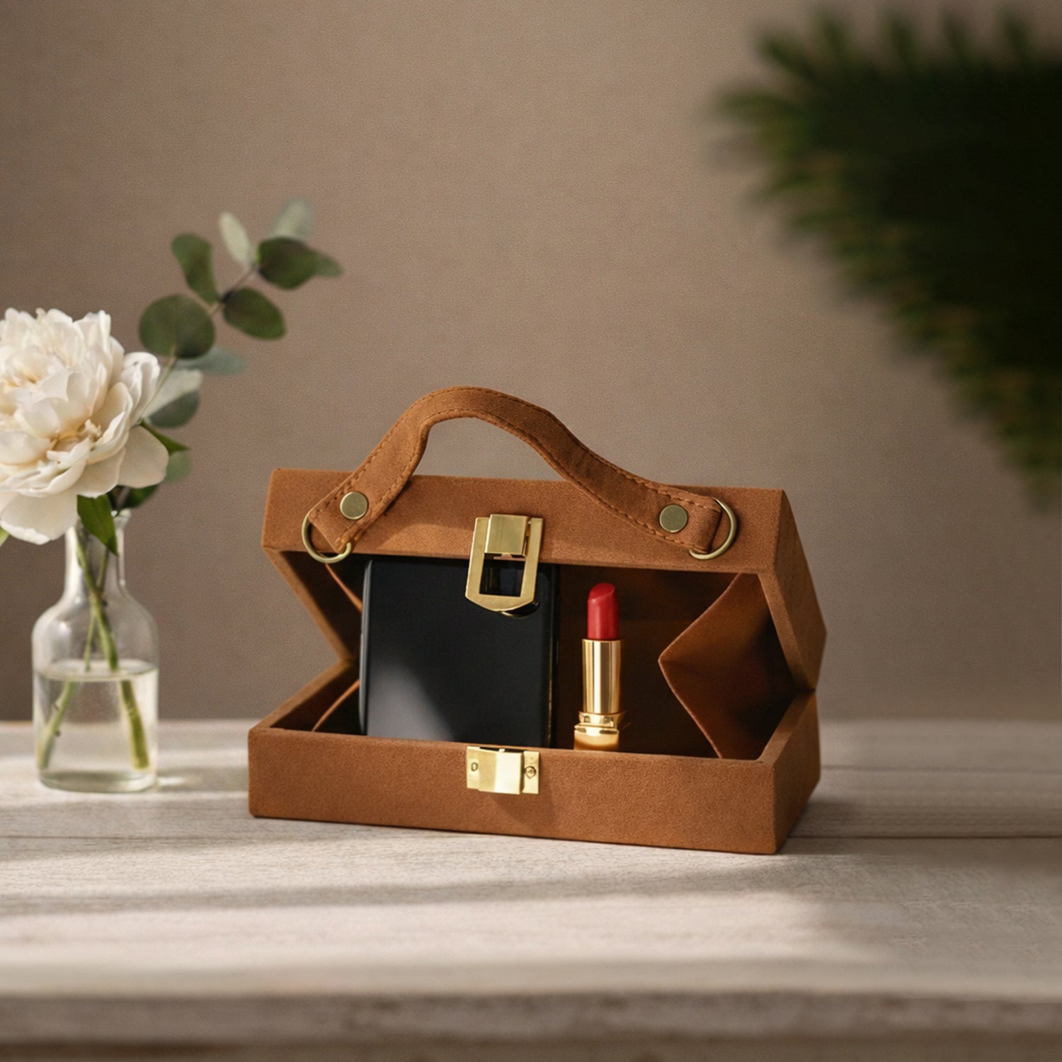 Yellow Flower Girl Clutch