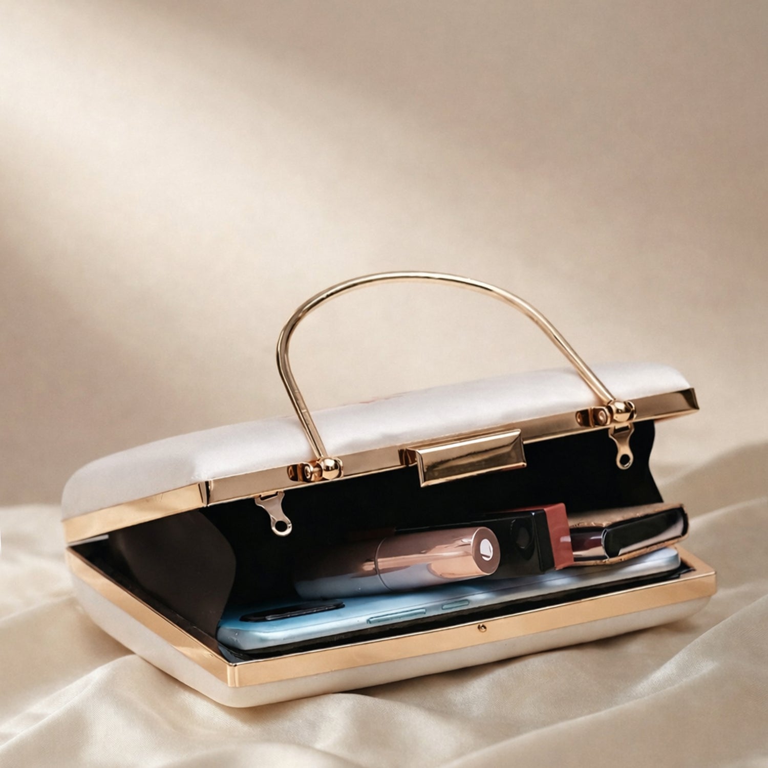 Artklim Flower Lady Printed Clutch
