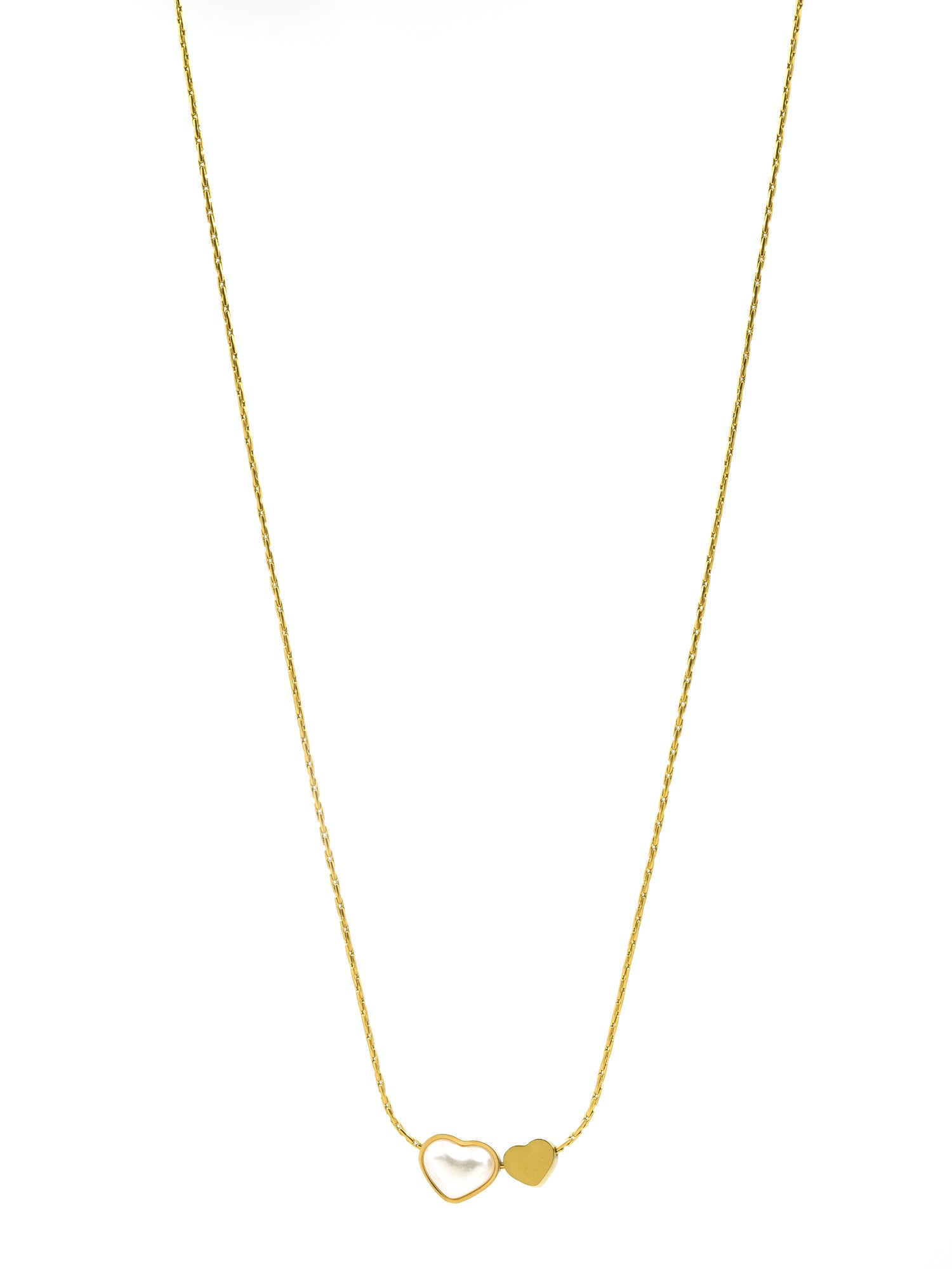 Artklim Golden Heart Duo Necklace