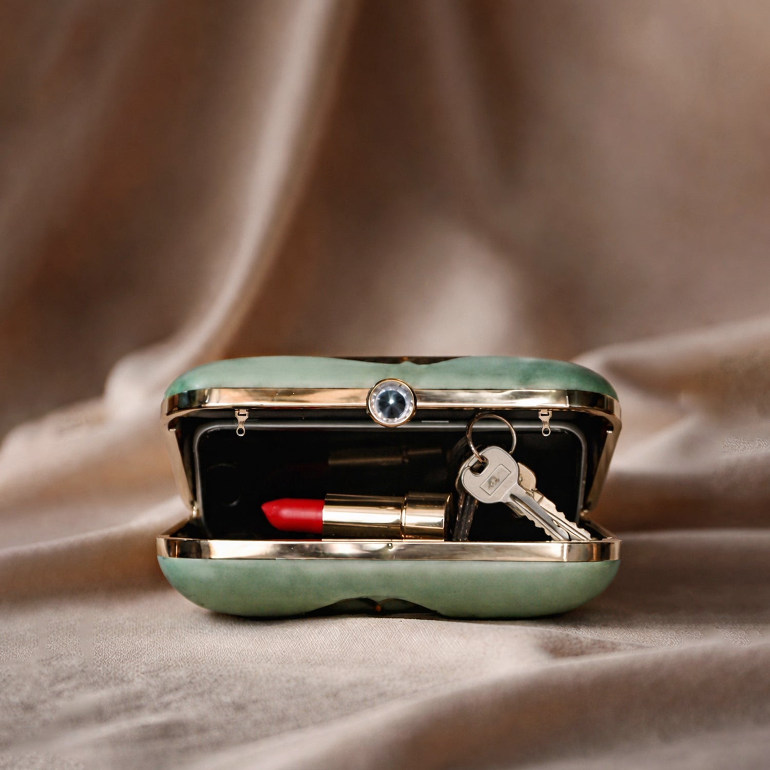 Desi Woman Portrait Clutch