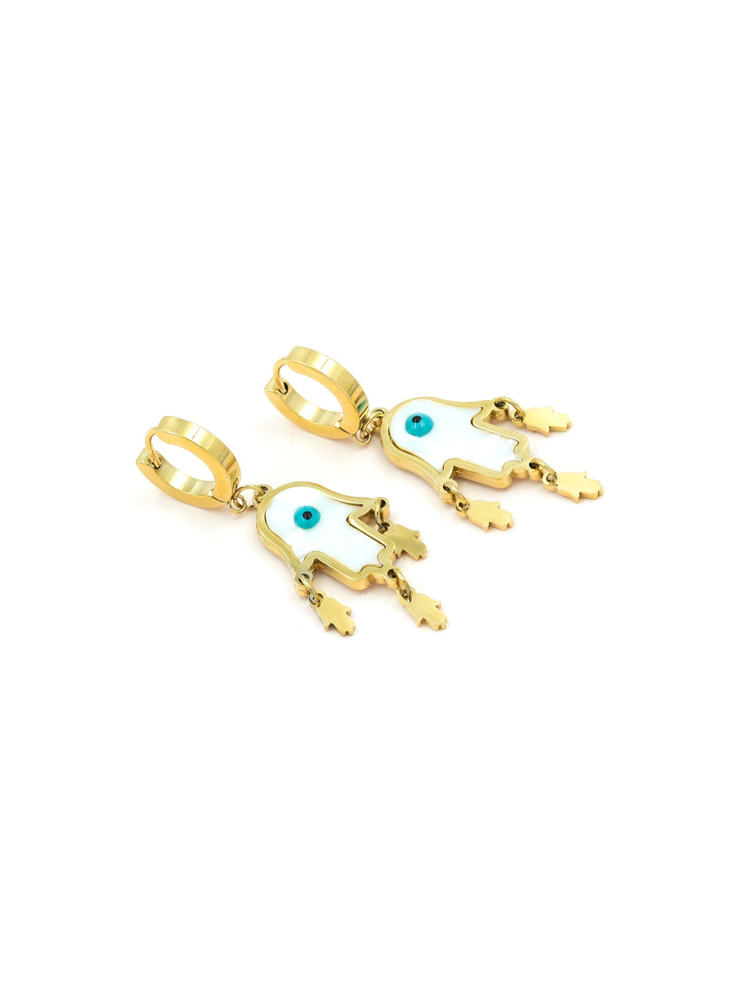 Artklim Hamsa Hand Anti-Tarnish Earrings