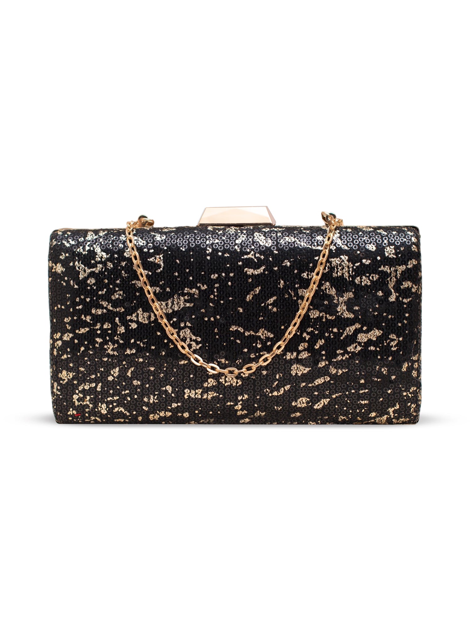 Artklim Stardust Black Sequin Clutch