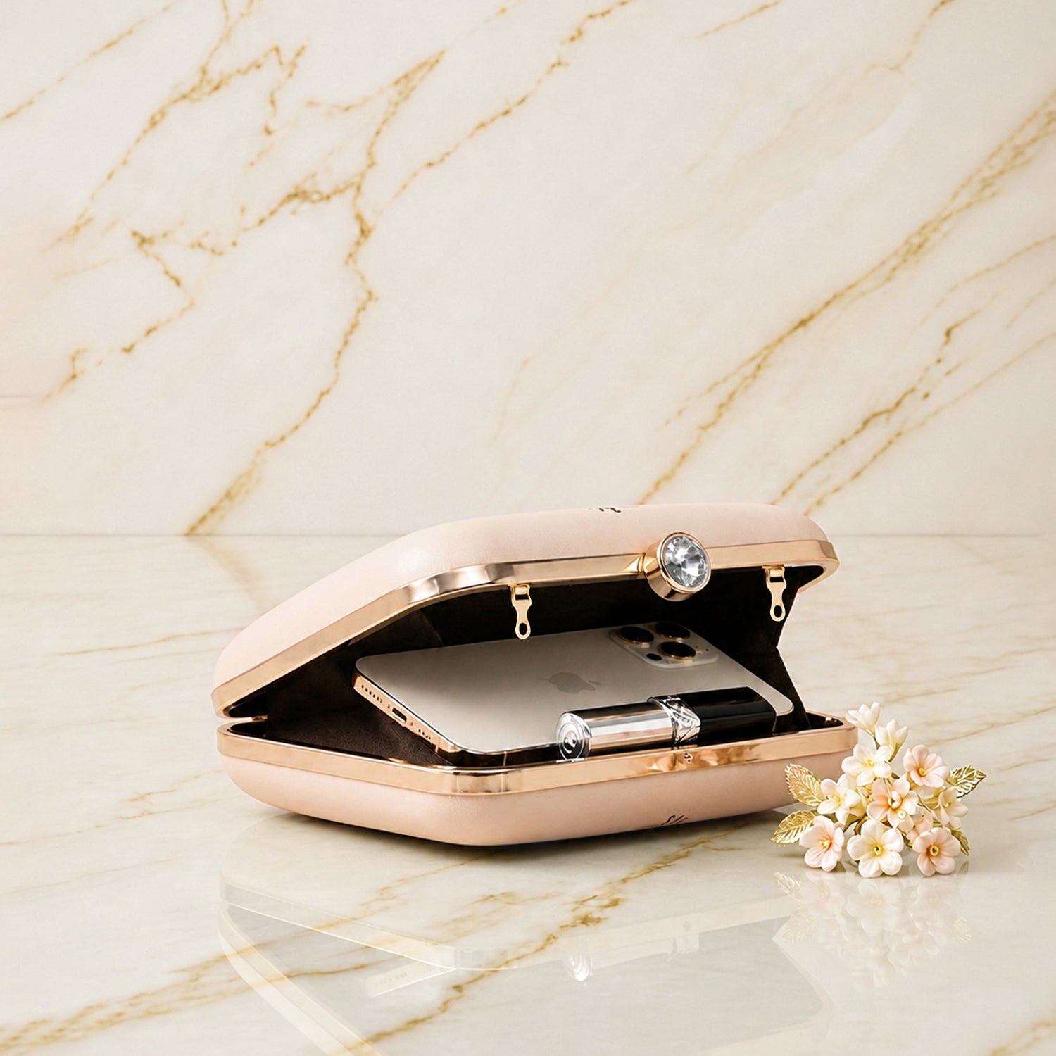 Artklim Glam Girl Printed Clutch