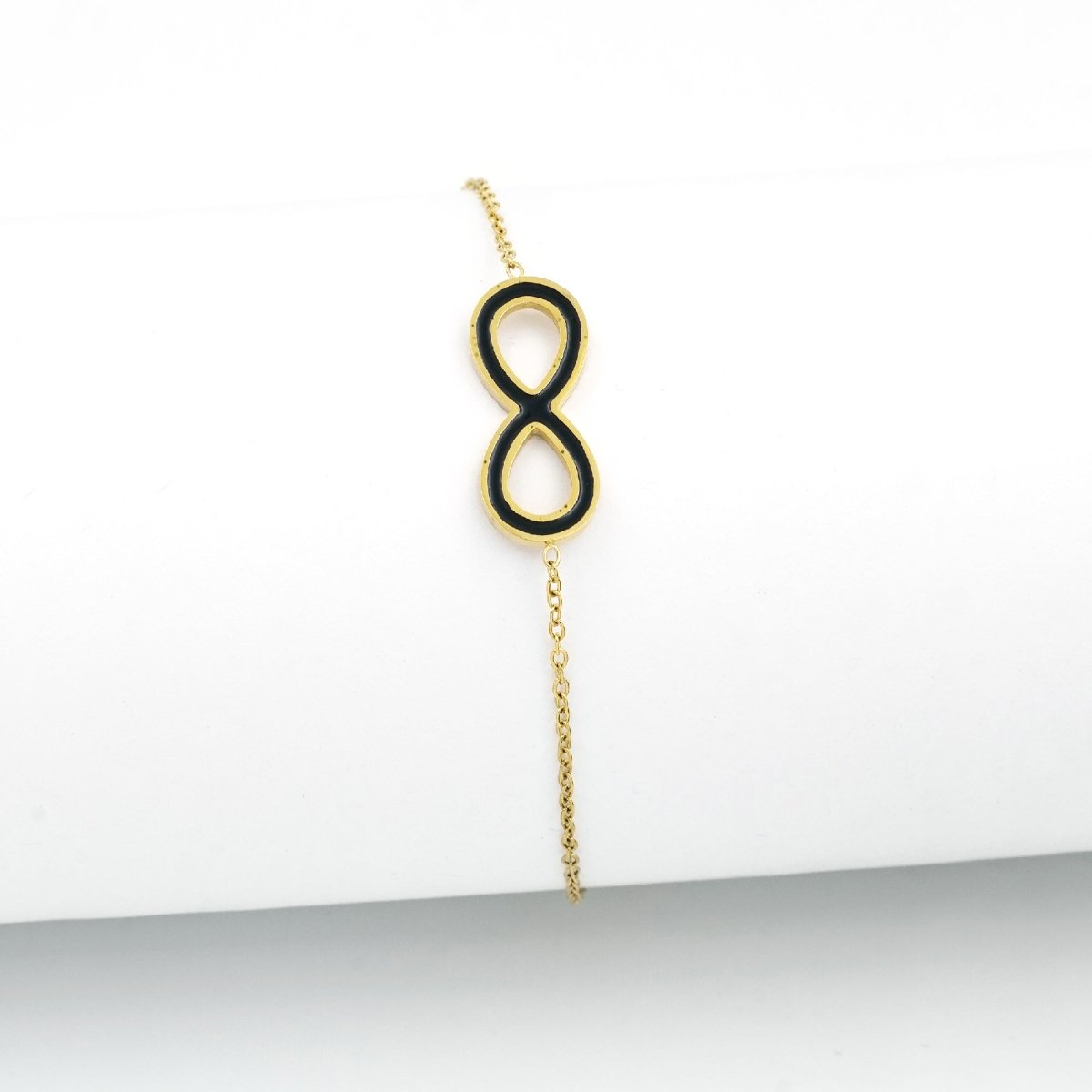 Artklim Gold Plated Infinity Sign Bracelet