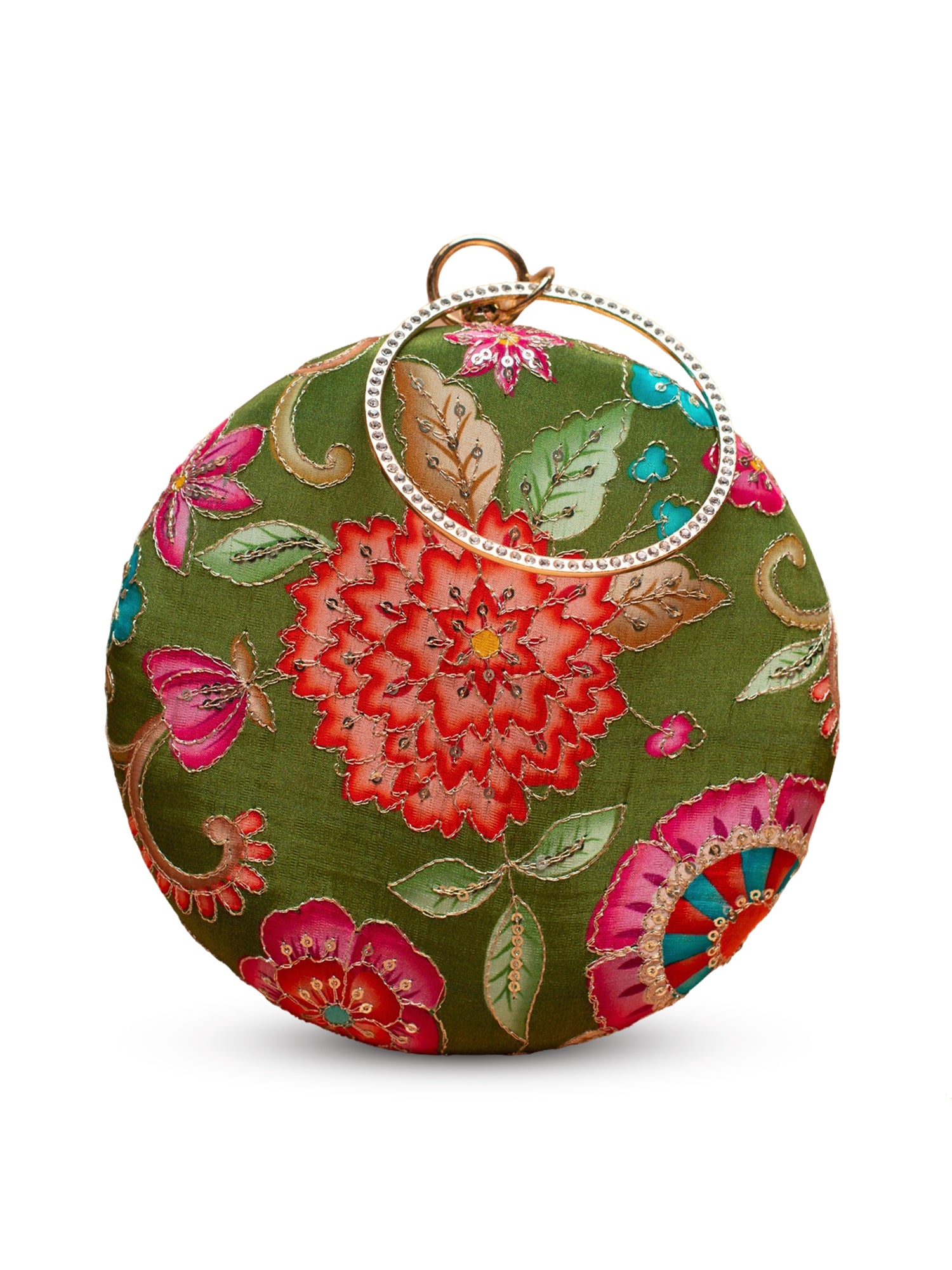 Artklim Verdant Bloom Round Clutch