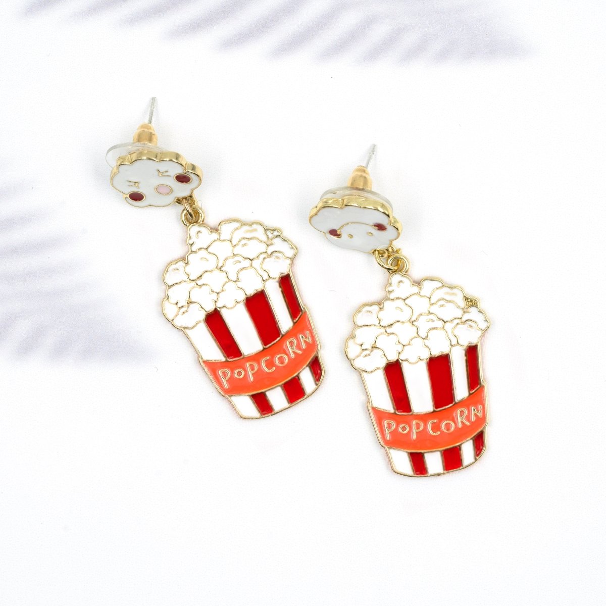 Artklim Quirky Popcorn Basket Drop Earrings