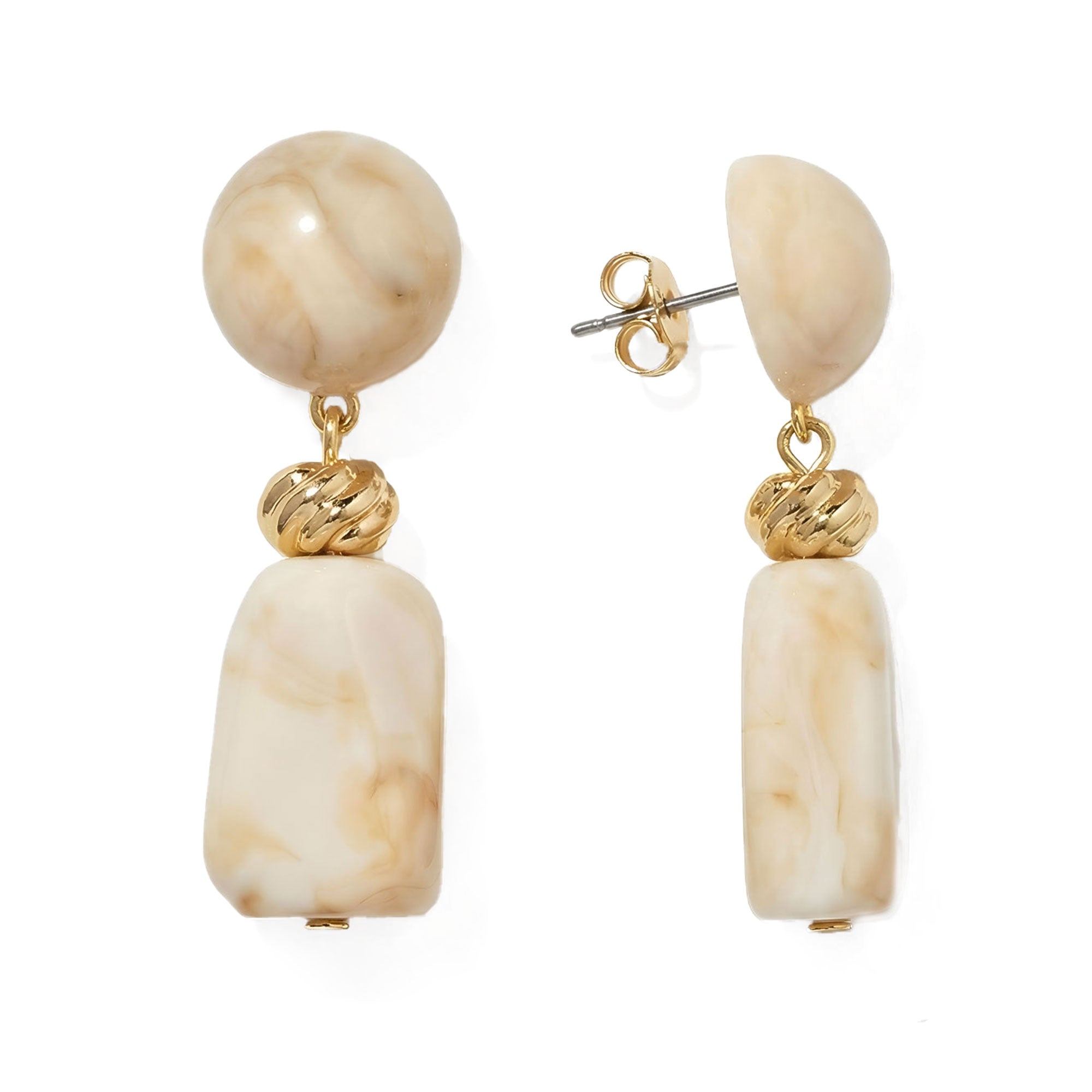 Artklim Anti-Tarnish Gold Plated Long Drop Earrings For Women