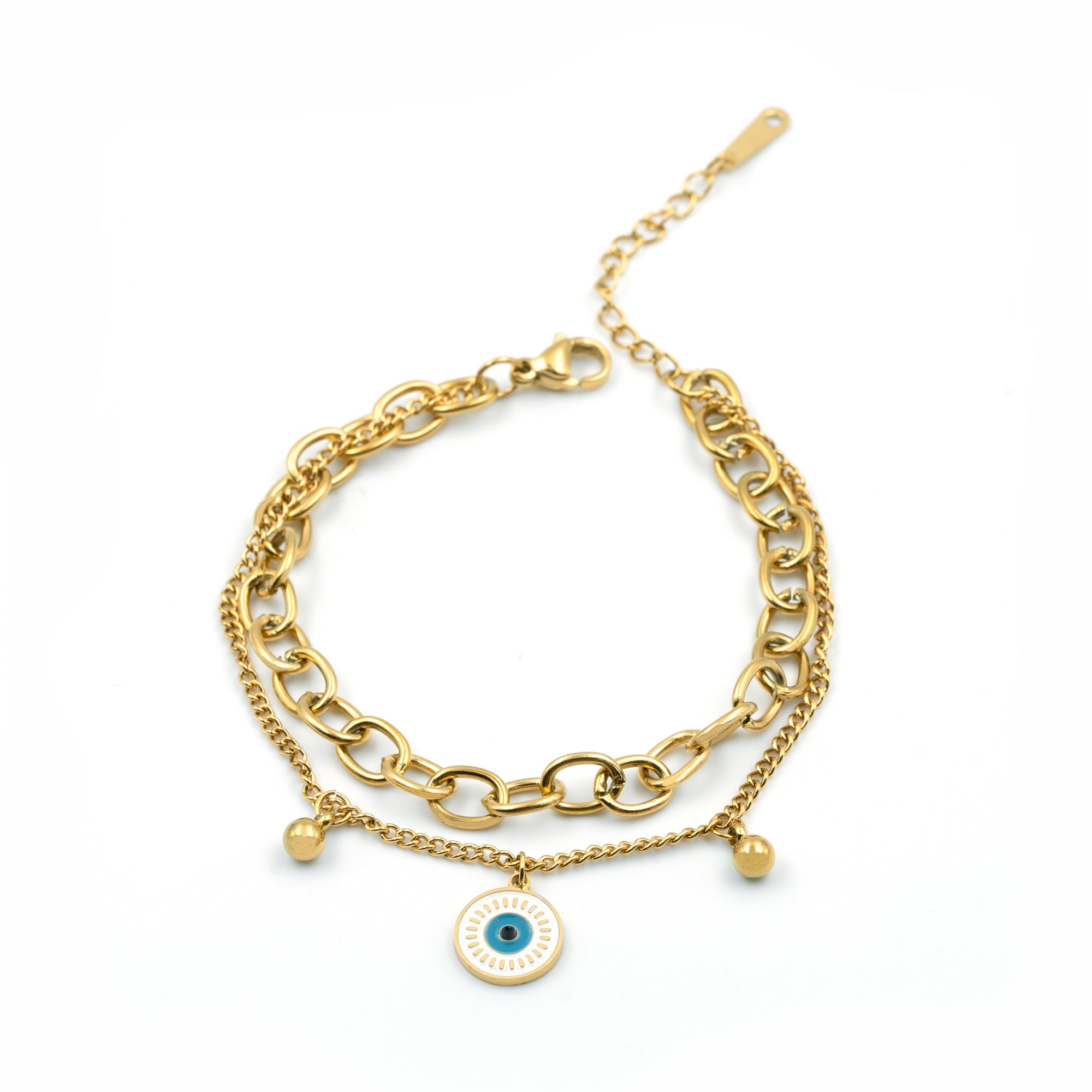Artklim Gold Evil Eye Bracelet