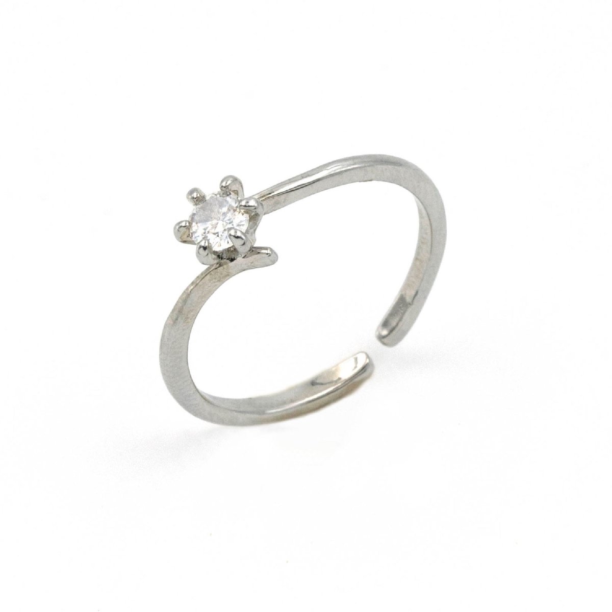 Artklim Gold Plated Solitaire Designer Ring