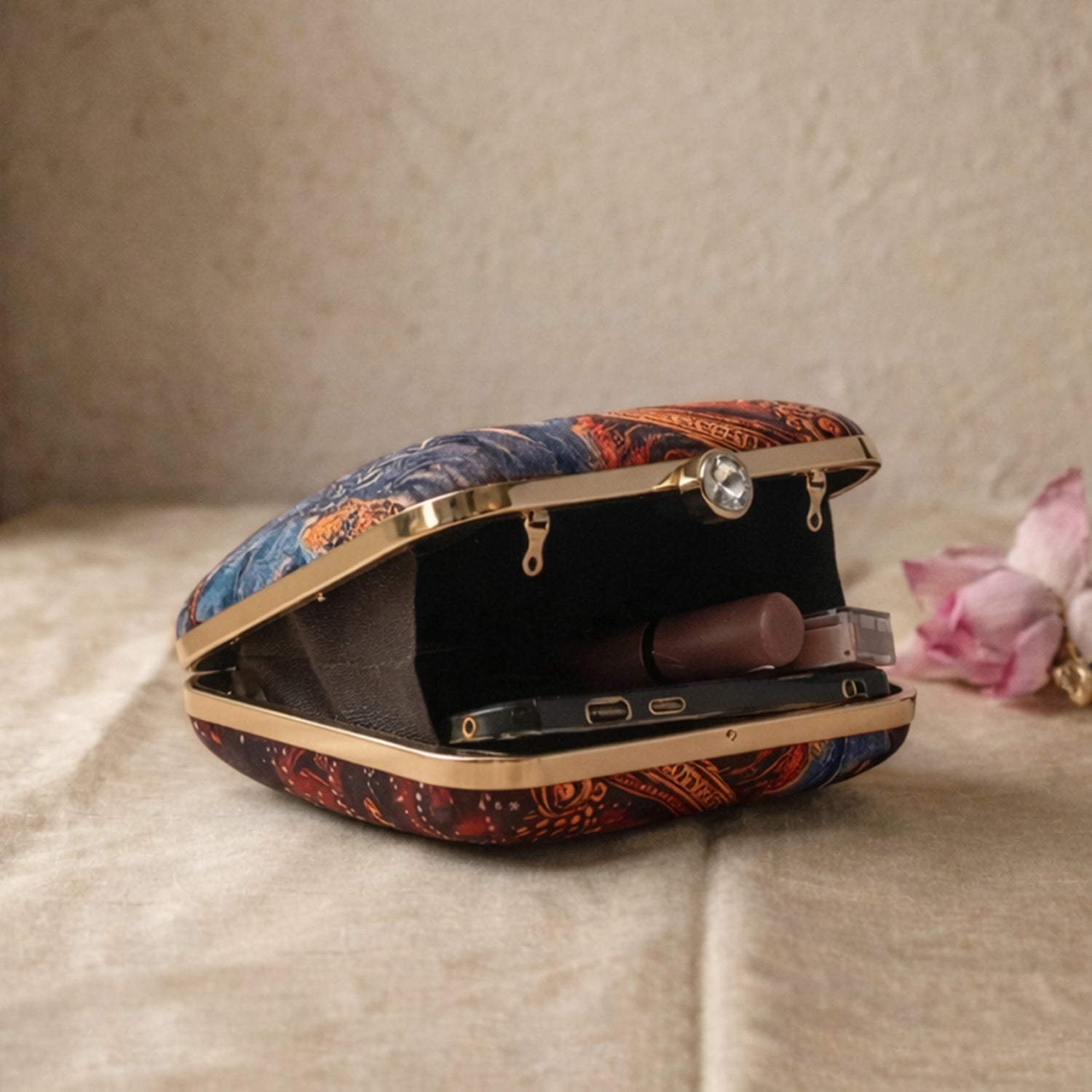 Artklim Divine Gaze The Power of Shakti Printed Clutch