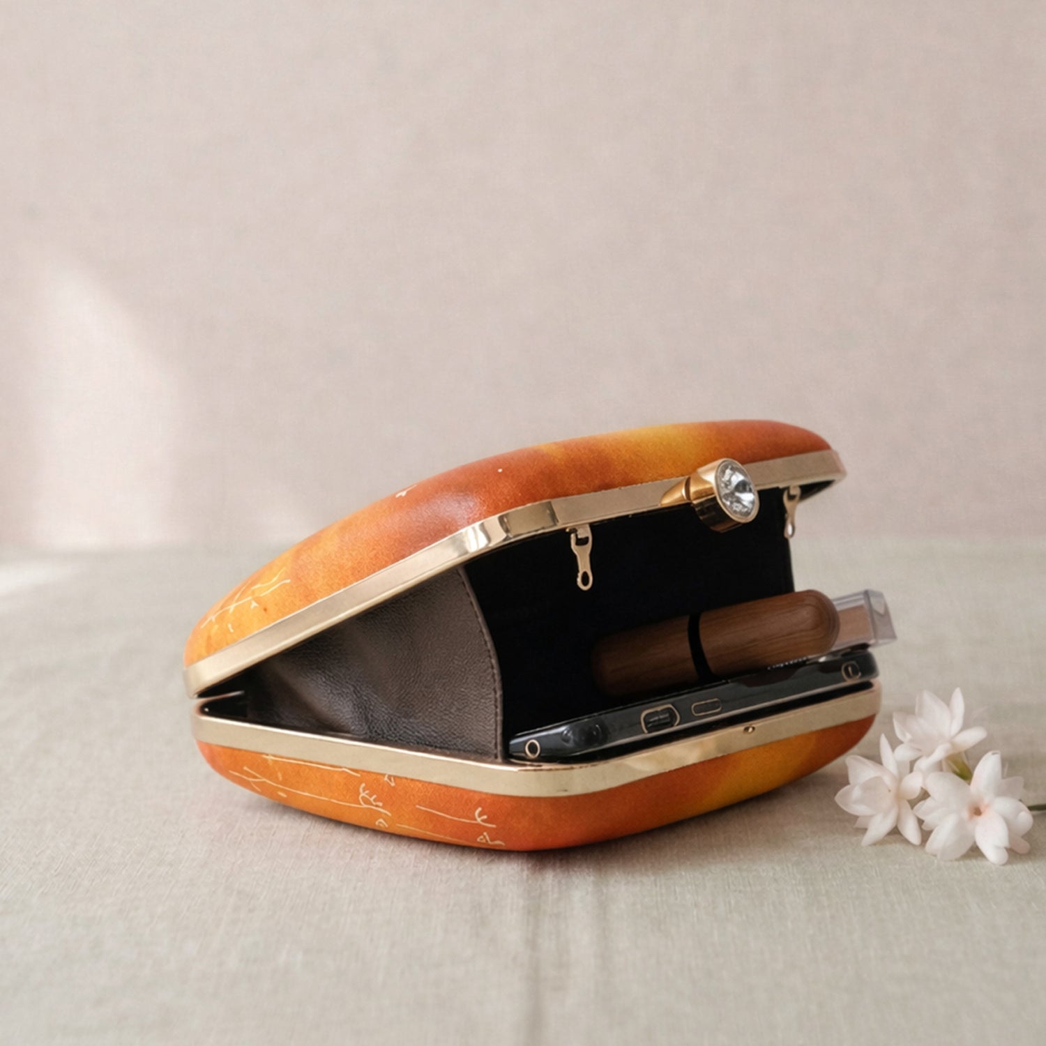 Artklim Eyes of Serenity Printed Clutch