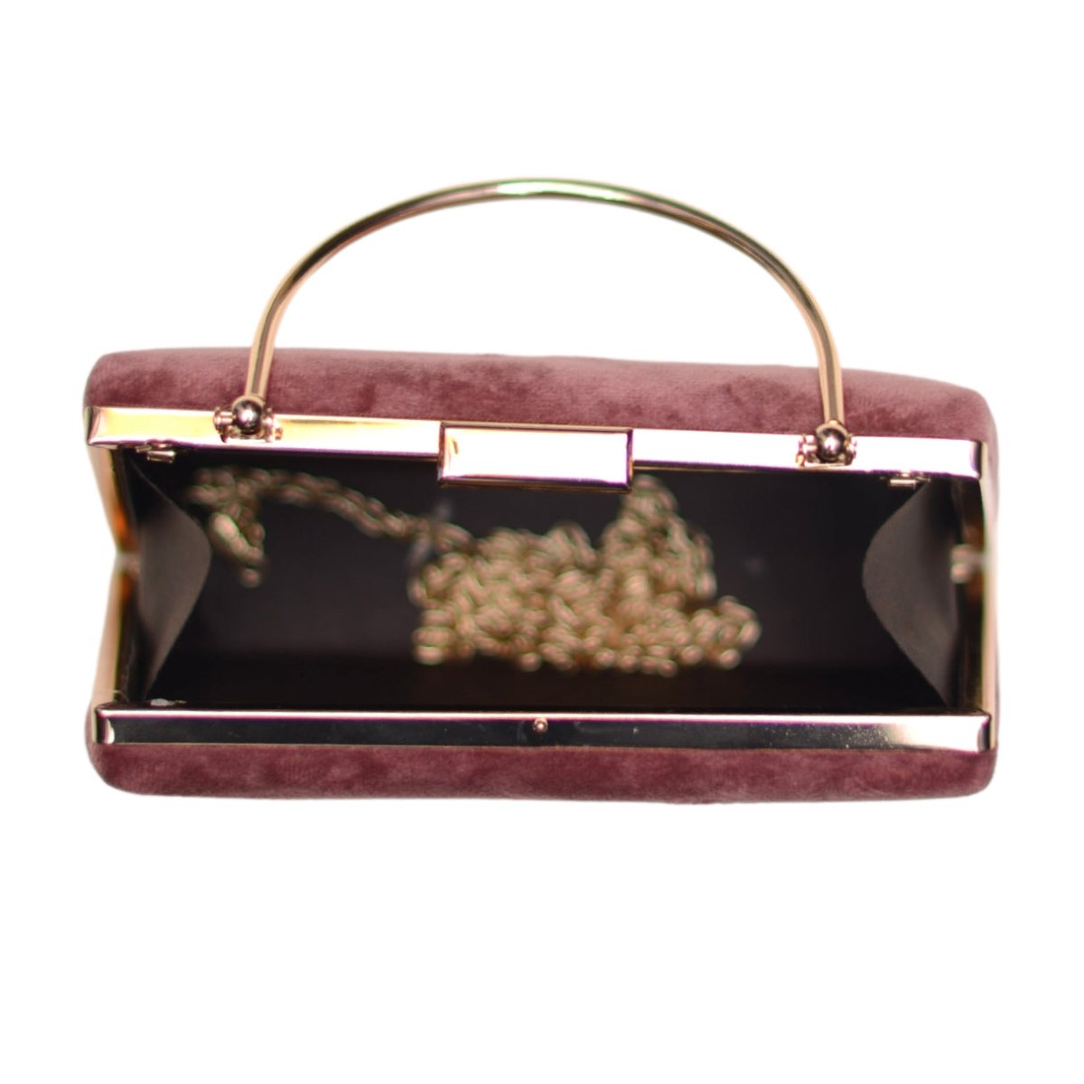 Salmon Pink Fabric Clutch