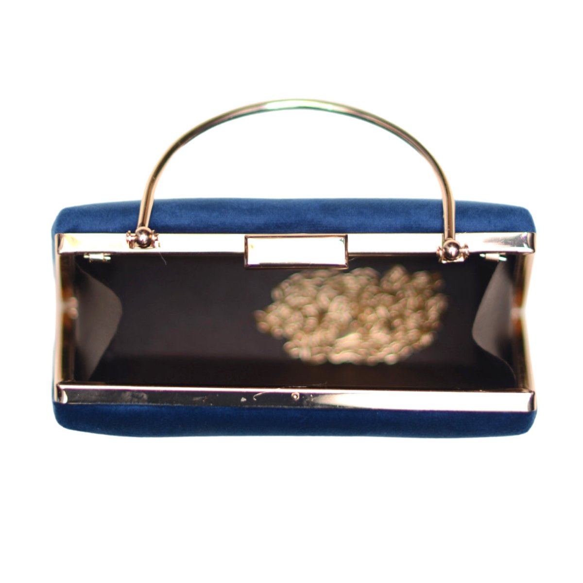Blue Fabric Clutch