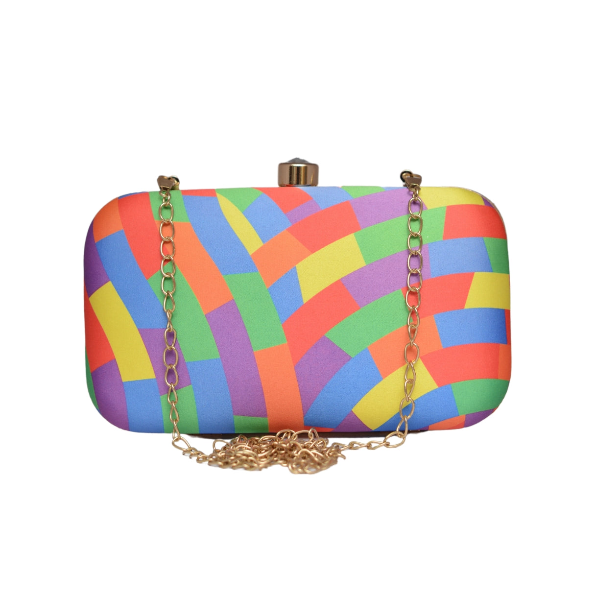 Vibrant Printed Clutch