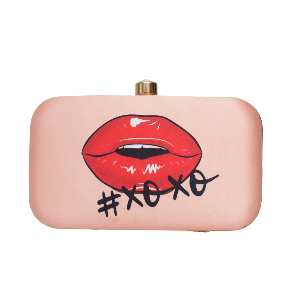 Xoxo Printed Clutch