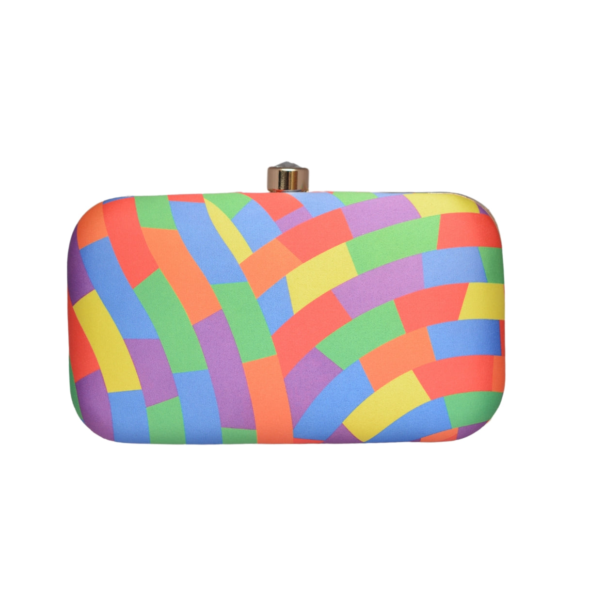 Vibrant Printed Clutch