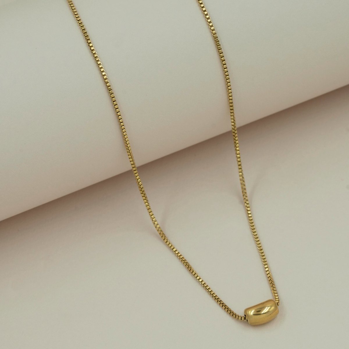 Artklim Gold Plated Minimalistic Designer Pendant Necklace