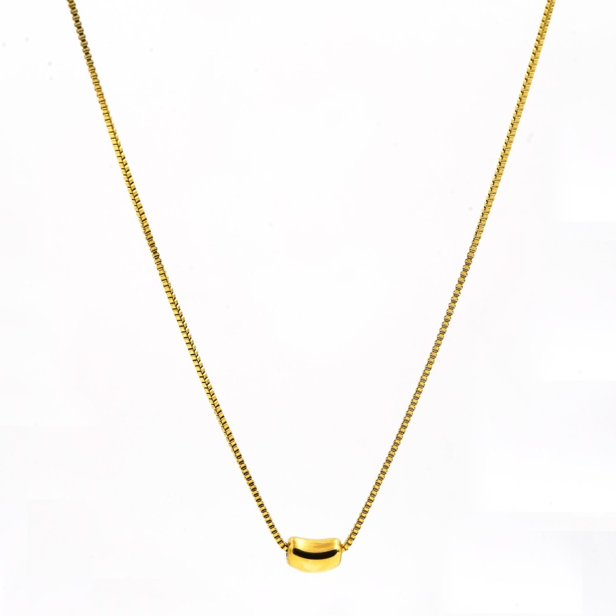Artklim Gold Plated Minimalistic Designer Pendant Necklace