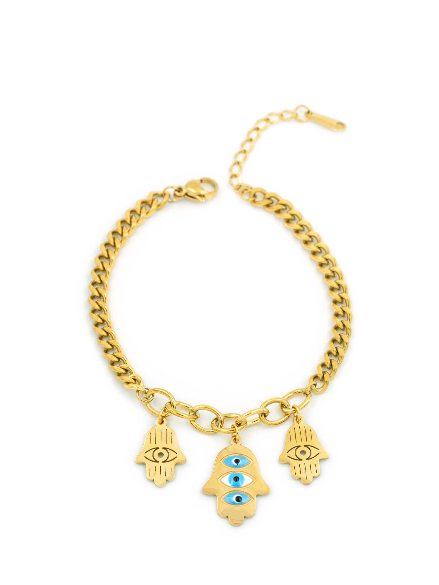 Artklim Hamsa & Evil Eye Charm Bracelet
