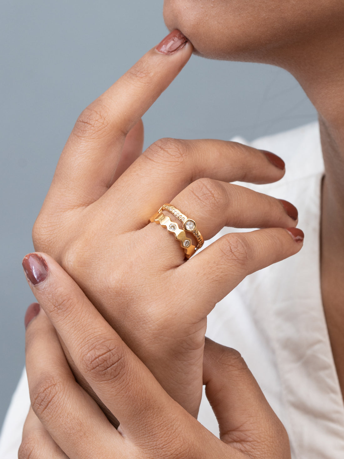 Artklim Gold-Plated Royal Crown Anti-Tarnish Ring