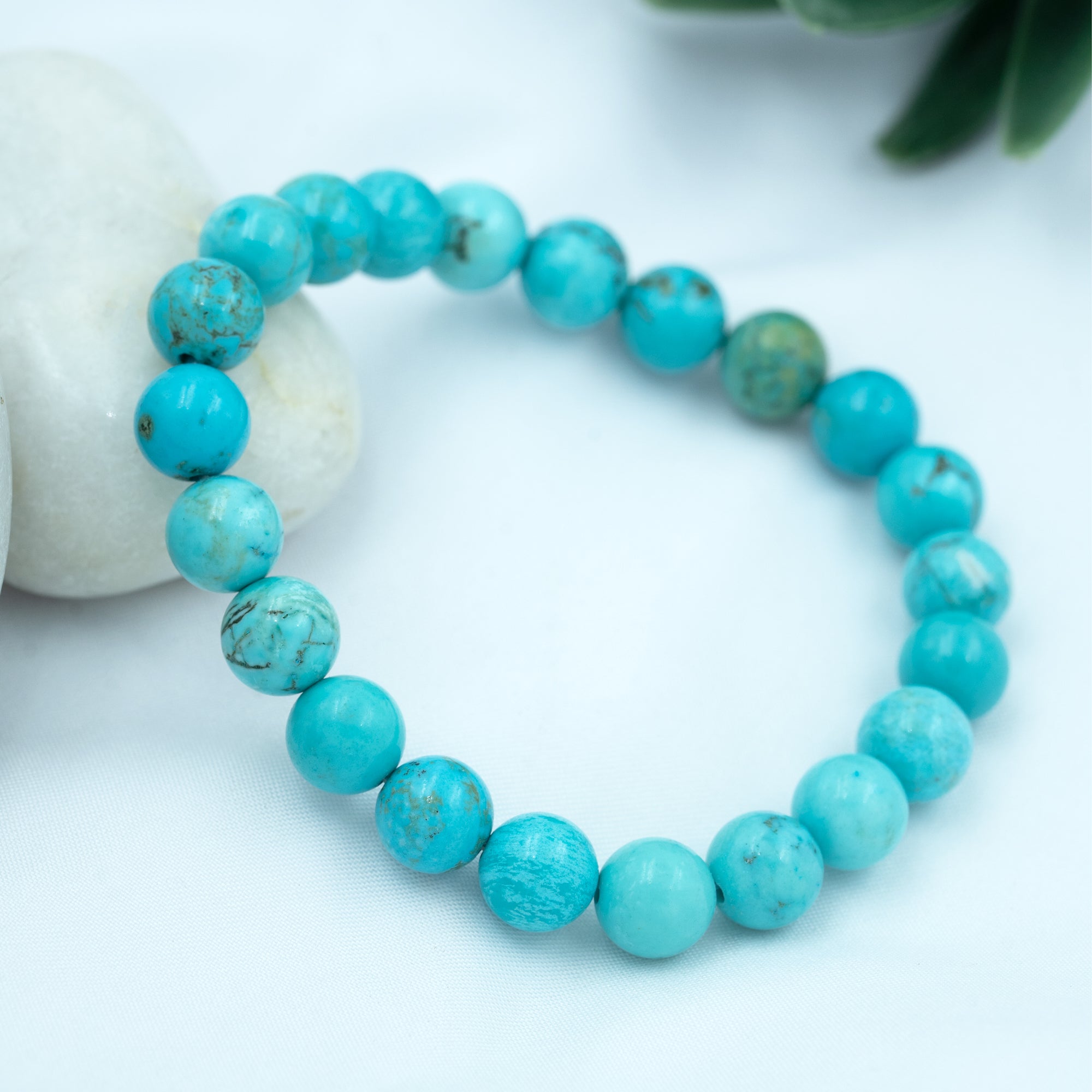 Natural Turquoise Gemstone Beaded Bracelets