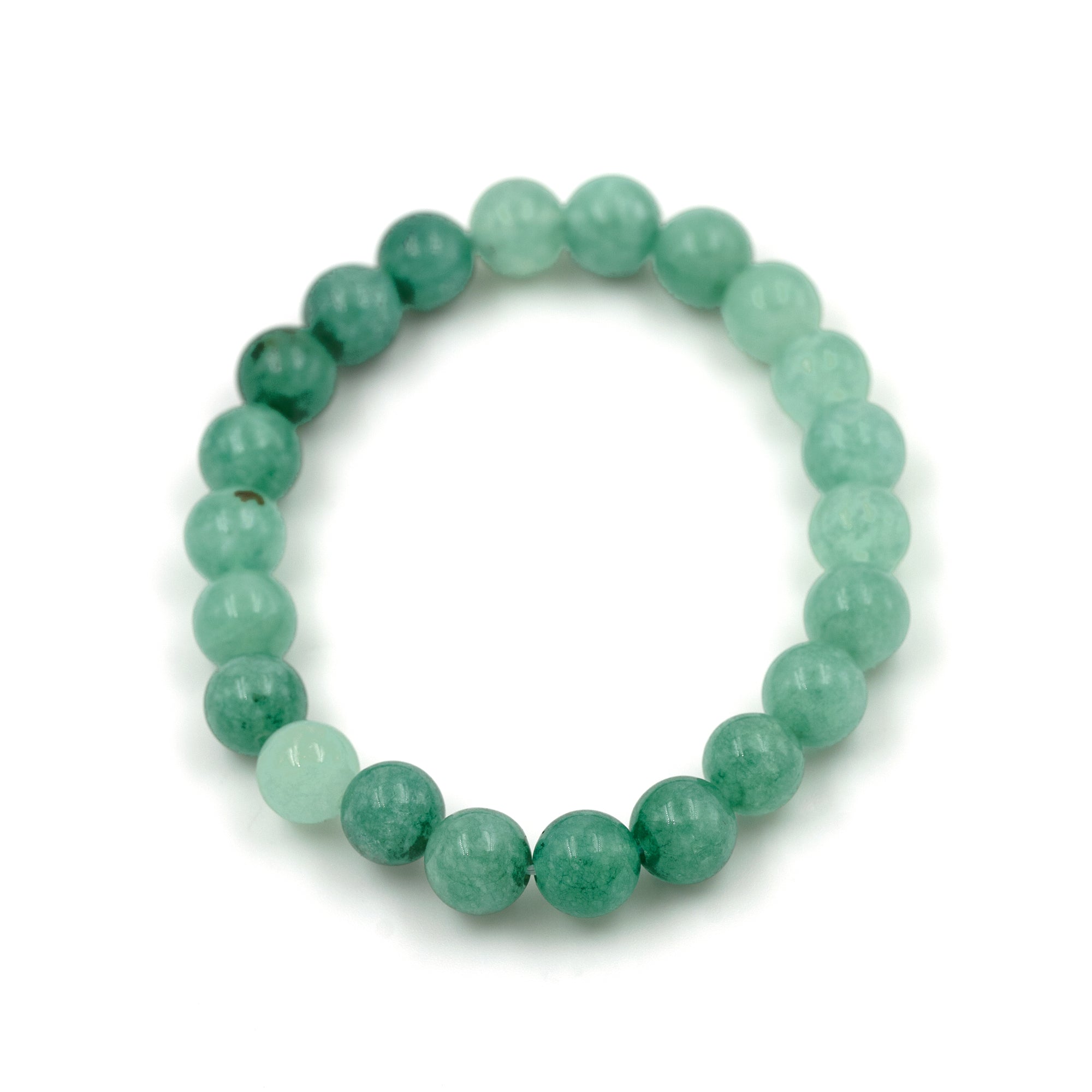 Natural Green Aventurine Gemstone Beaded Bracelets