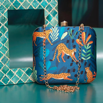 Artklilm Leopard Print Clutch