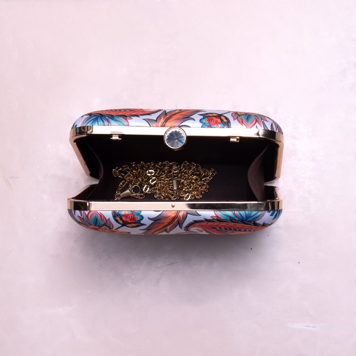 Bloosomy Printed Clutch