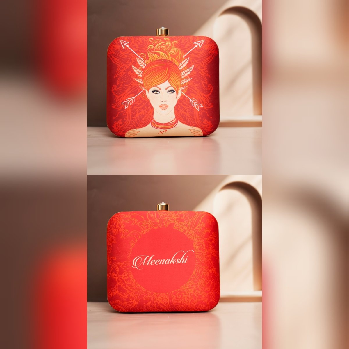 Sagittarius Sun Sign Customized Clutch