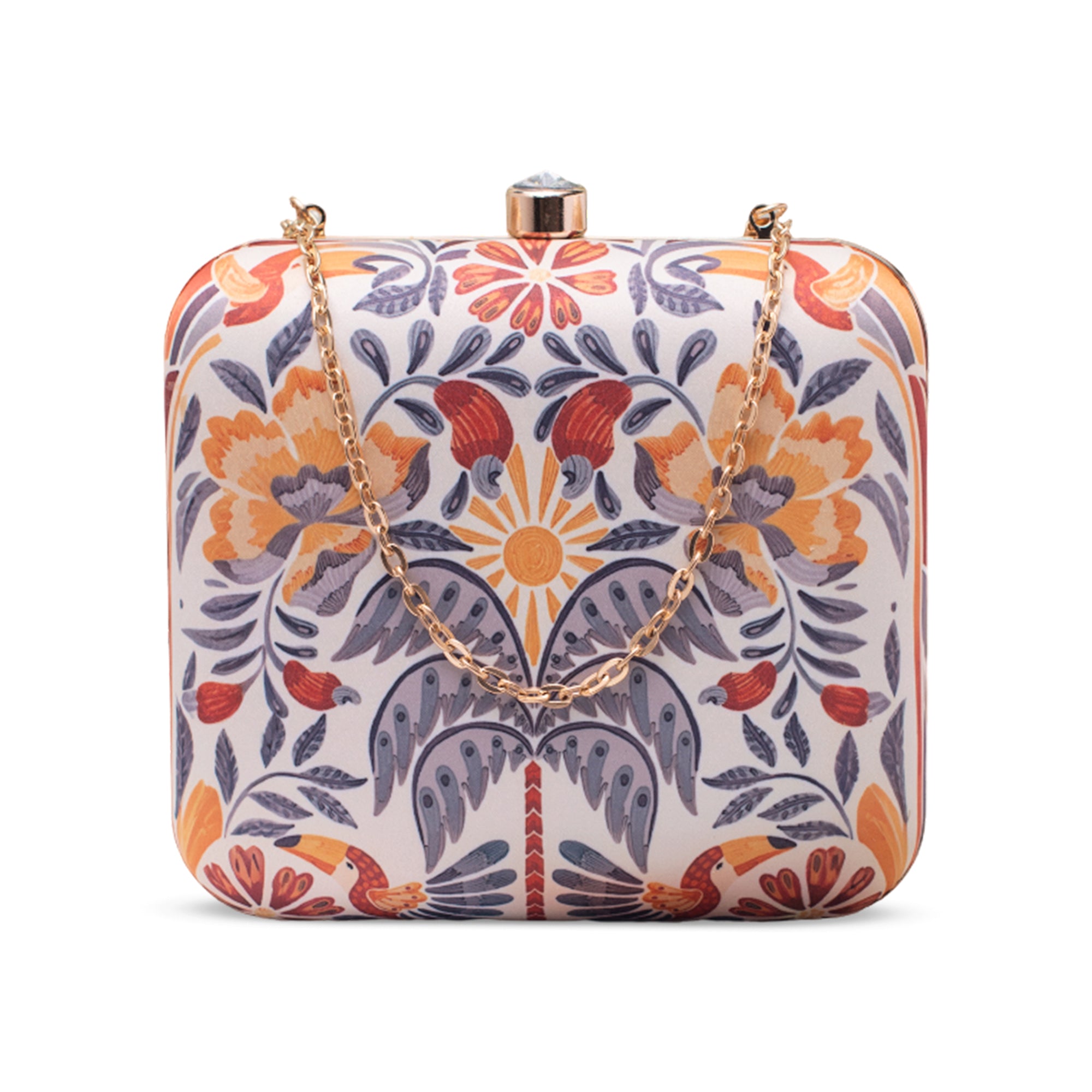 Artklim Royal Ethnic Harmony Printed Clutch