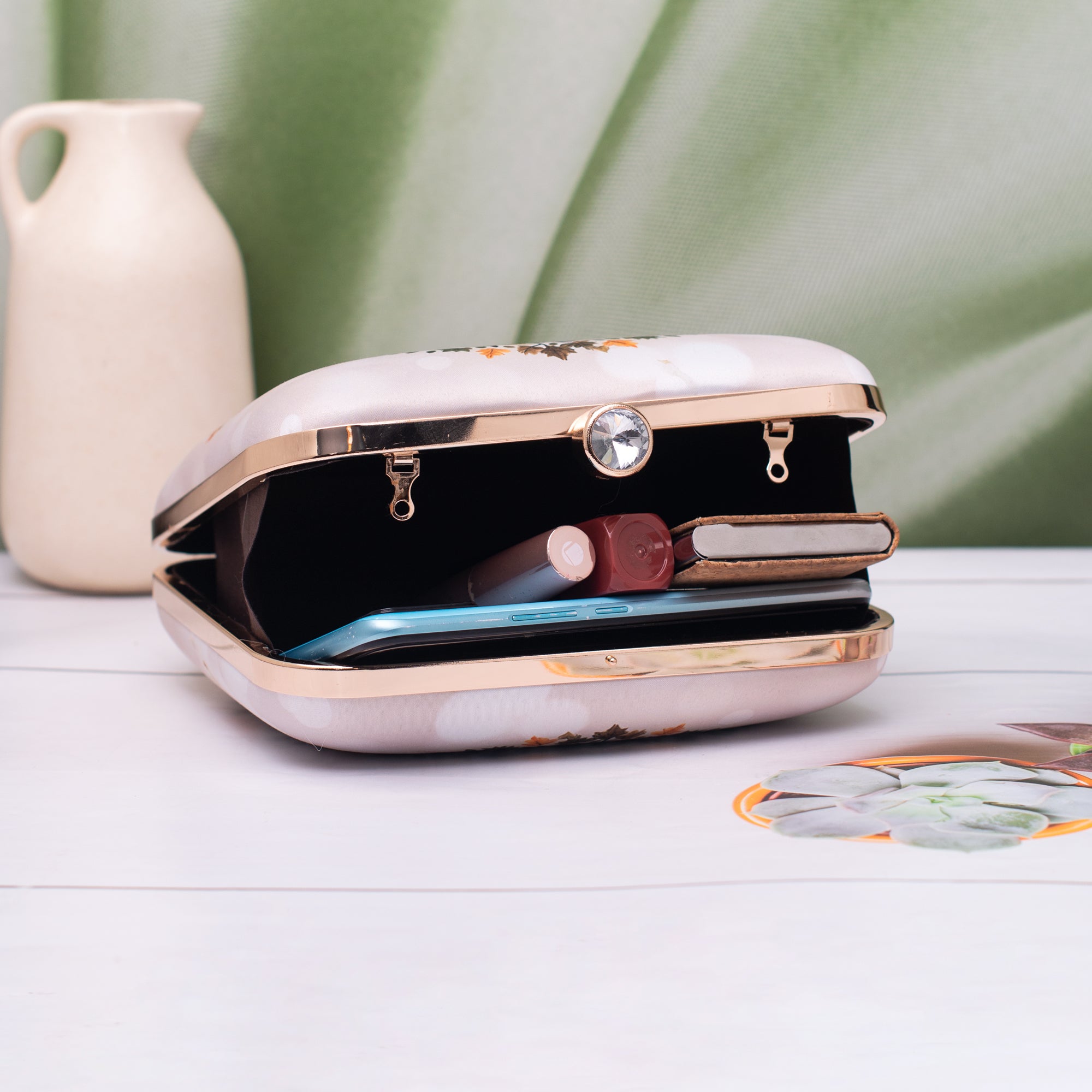 Artklim Tree of Life Printed Clutch