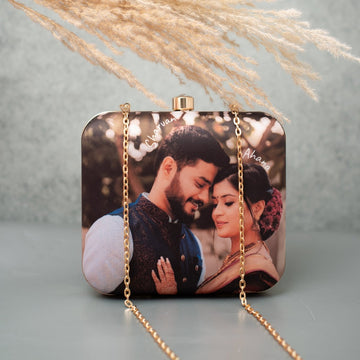 Portrait Ghibli Art Personalised Clutch Bag