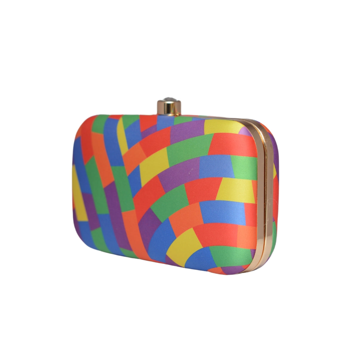 Vibrant Printed Clutch