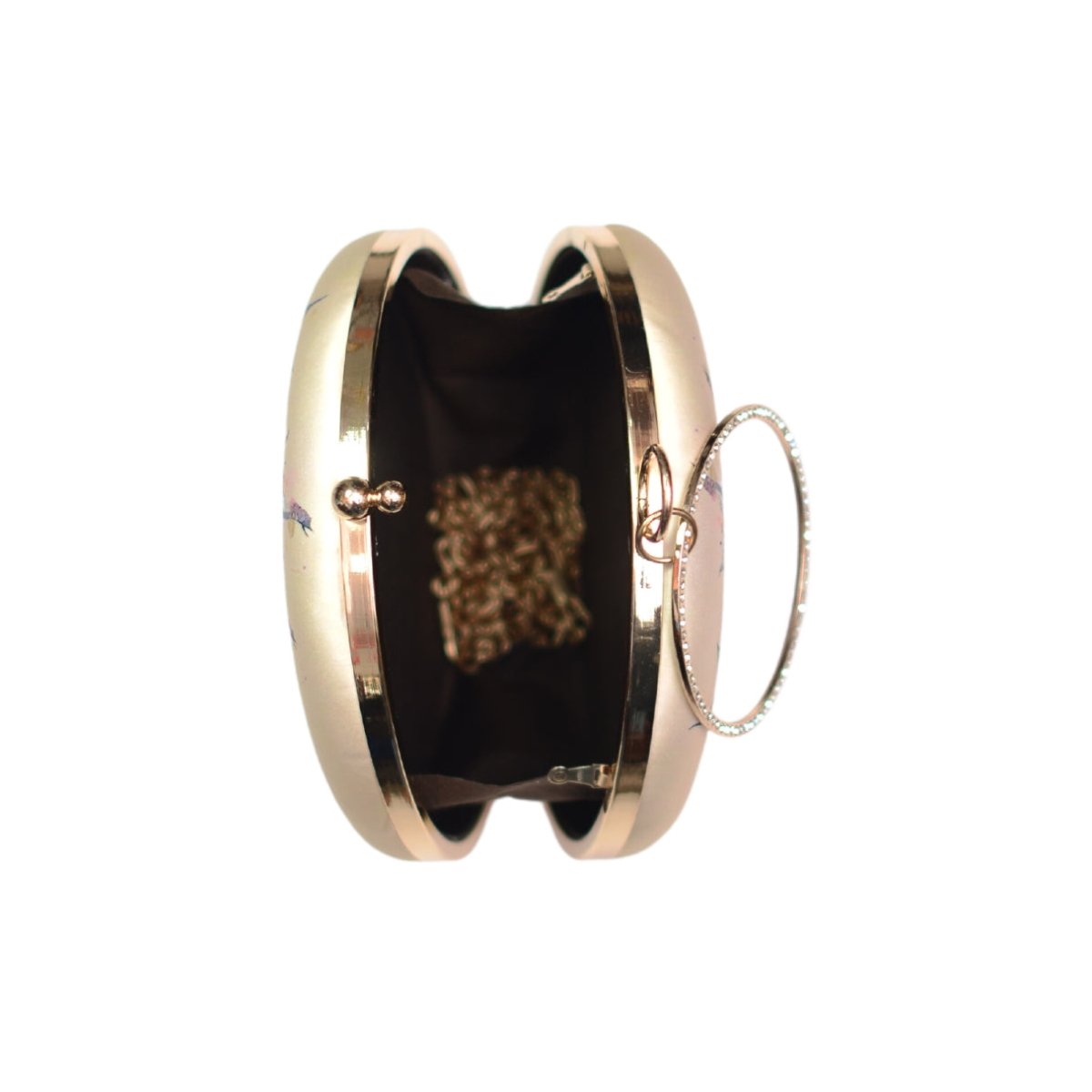 Artklim Women With Colors Round Printed Clutch