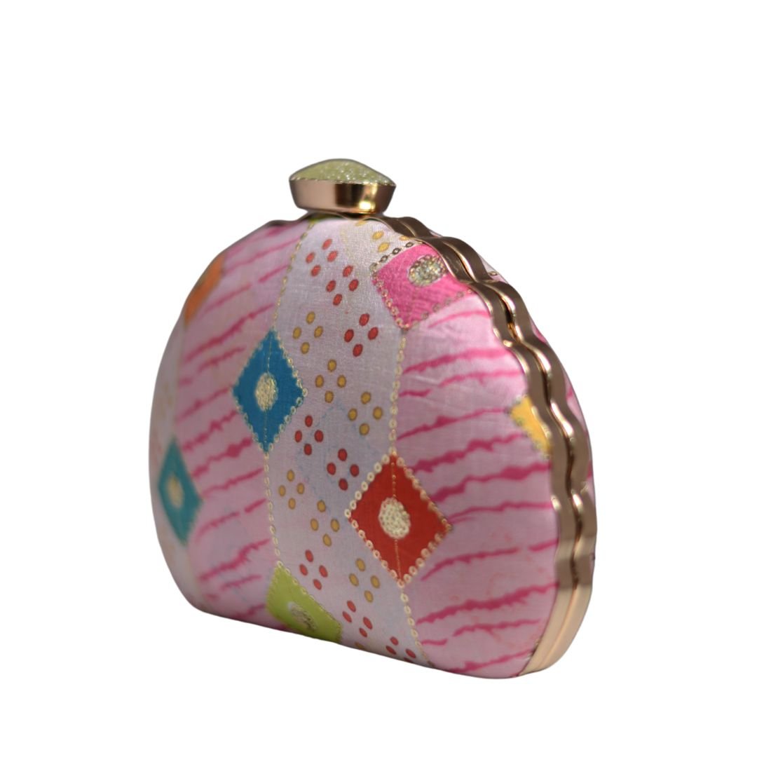 Artklim Multicoloured Sequence D-shape Clutch